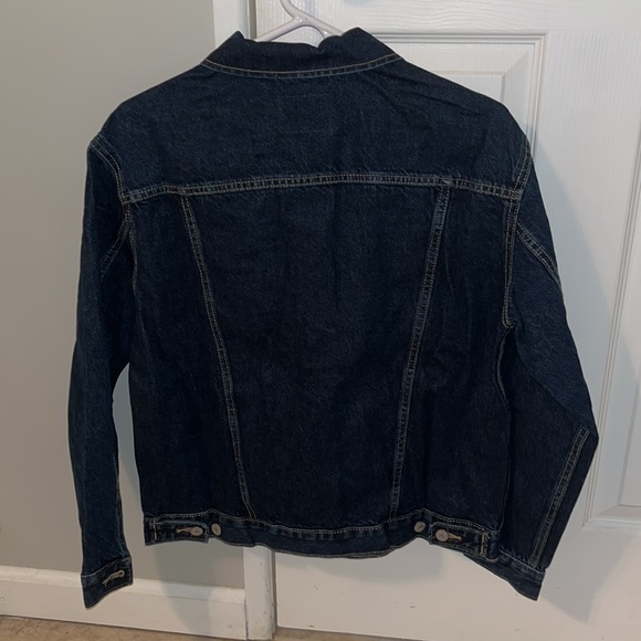 BRAND NEW Old Navy Dark Wash Jean Jacket - Picture 2 of 2